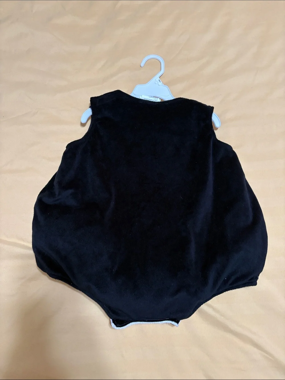 Kids Penguin Costume Romper with Hood - Black, White & Blue